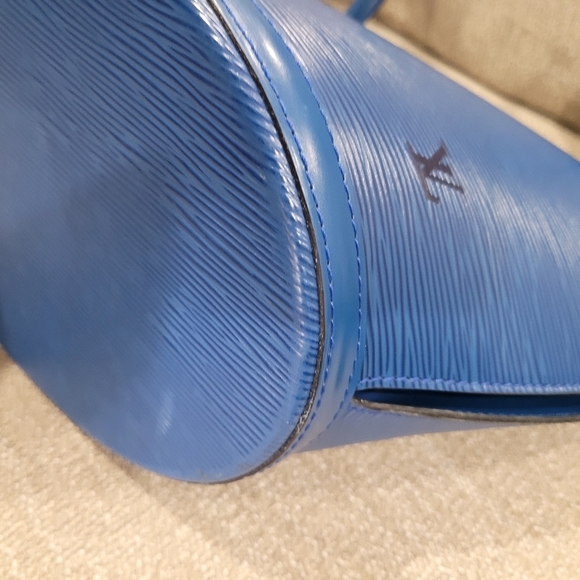 🔹️ LOUIS VUITTON🔹️ Saint Jacques blue tote bag and matching wallet + COA ✨️💙 - Picture 8 of 14